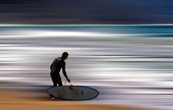 Picture Australia, surfer, Great Ocean Road