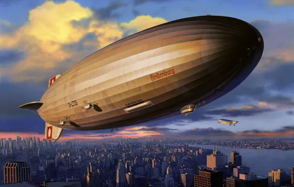Germany, The airship, The Hindenburg, LZ 129