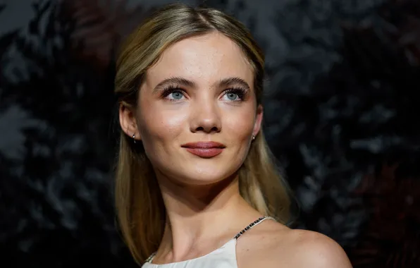 Look, girl, face, actress, Freya Allan