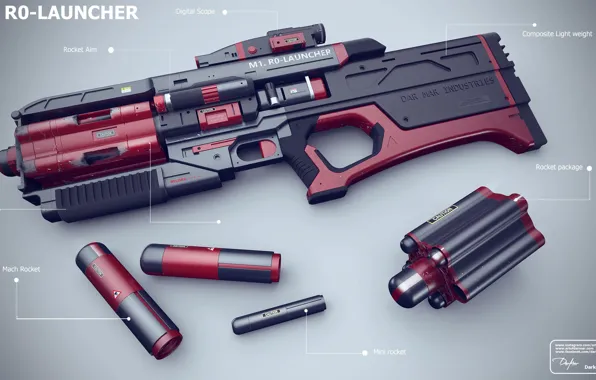 Weapons, machine, R0-LAUNCHER from the upcoming SCFI Book story