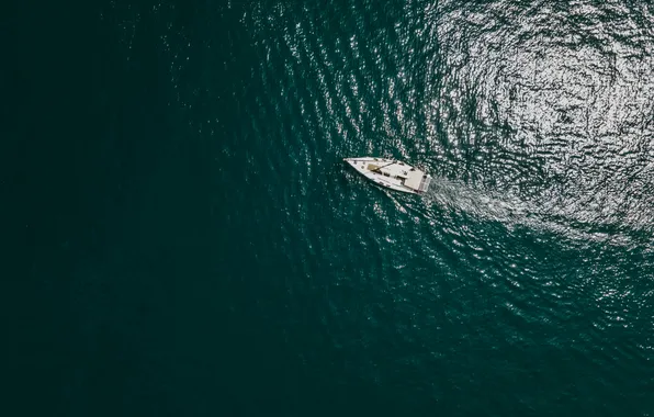 The way, movement, the ocean, yacht, mast, the vastness, the, lonely boat
