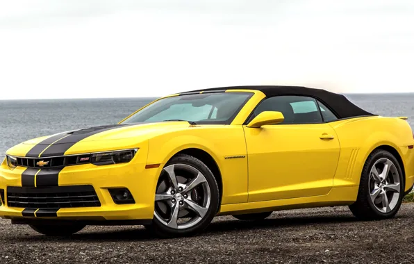 Wallpaper sea, Chevrolet, Camaro, Chevrolet, Camaro, Convertible, 2013 ...