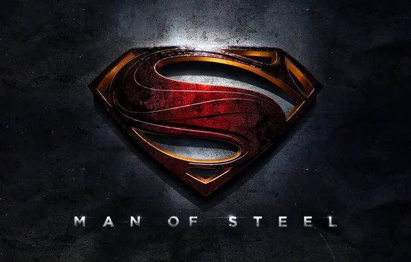 Poster, Logo, Superman, Man of steel, Man of Steel