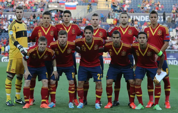 Picture field, football, team, composition, team, stadium, Spain, Spain