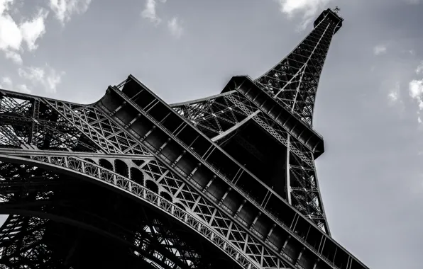 Picture the city, Wallpaper, France, Paris, height, beauty, Eiffel tower, architecture