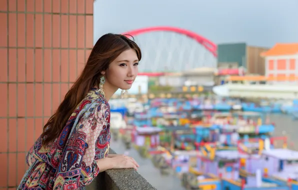 Picture face, background, model, hair, Asian