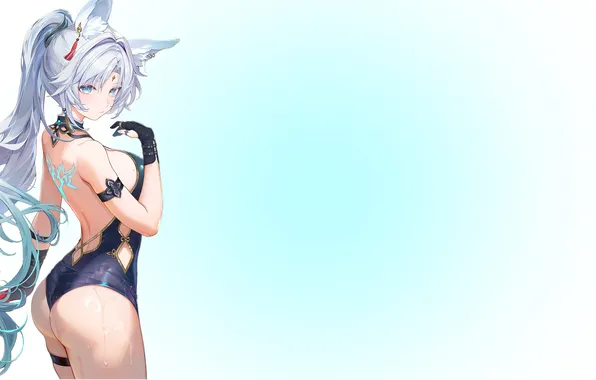 Girl, hot, sexy, ass, anime, butt, babe, cute