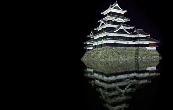 Reflection, Castle, Matsumoto