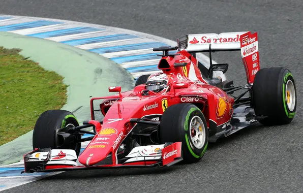 Picture Ferrari, Formula 1, Kimi Raikkonen Also, Tests, SF15T