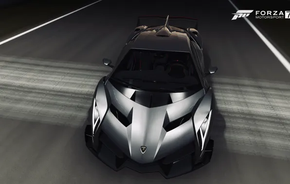 HDR, Lamborghini, Speed, Game, Veneno, Lamborghini Veneno, FM7, UHD