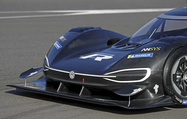 Picture black, Volkswagen, prototype, prototype, 2018, the front part, I.D. R