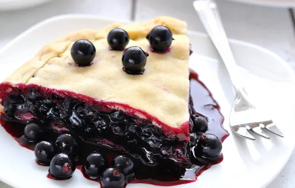 Picture background, widescreen, Wallpaper, food, blueberries, berry, pie, wallpaper