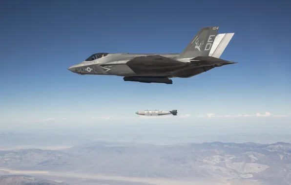 Rocket, fighter, flight, bomber, start, Lightning II, F-35