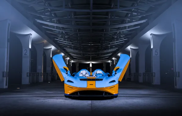 McLaren, sports car, MSO, Gulf, 2020, Elva, McLaren MSO Elva Gulf Theme, McLaren MSO