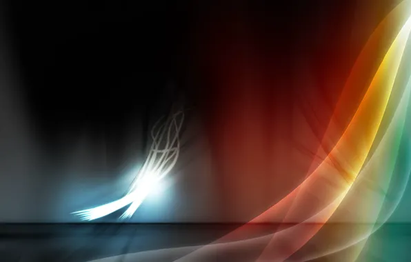 Picture light, line, flame, Wallpaper, shadow, bending