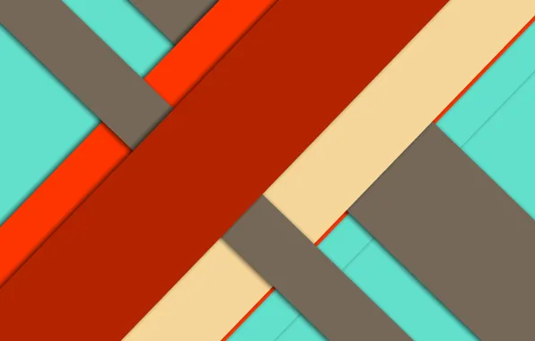 Red, grey, blue, geometry, design, color, material