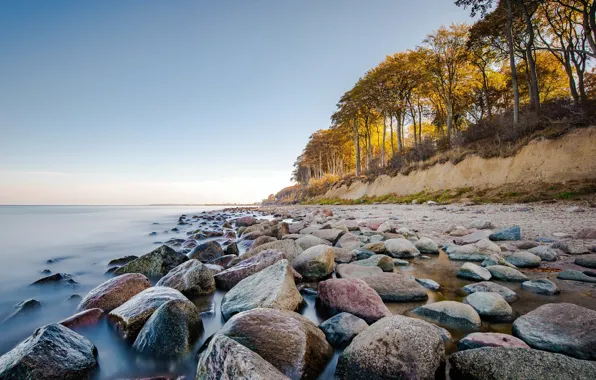 Nature, stones, shore