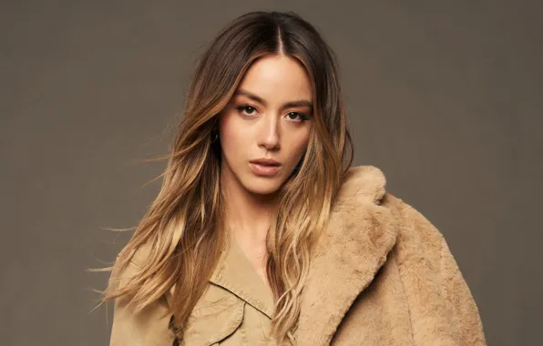 Look, girl, hair, portrait, Chloe Bennet
