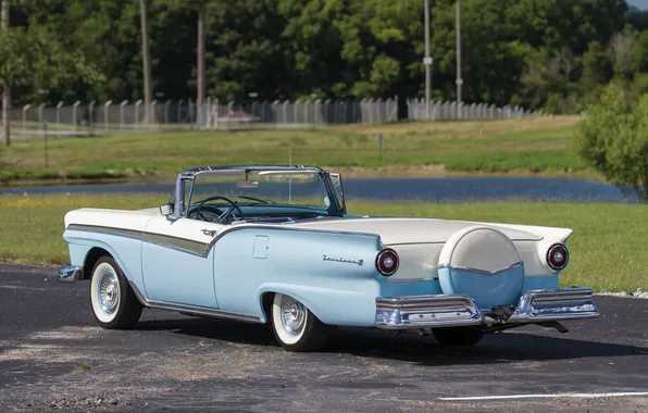 Ford, Ford, 1957, retro cars, Hardtop, Skyliner, Retractable, retro cars