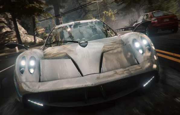 Race, lights, speed, sports car, huayr to pagani, Need for Speed Rivals