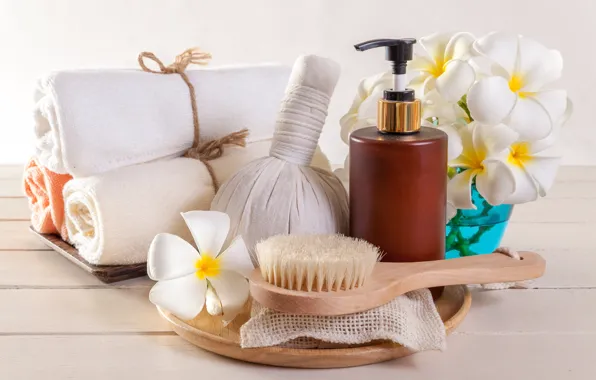 Flowers, Spa, pouch