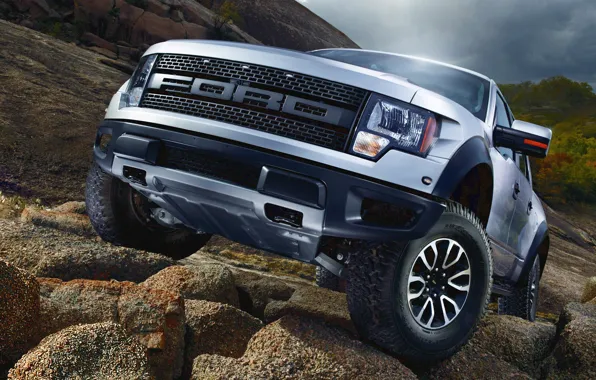 Stones, tuning, ford, Ford, raptor, tuning, the front, svt
