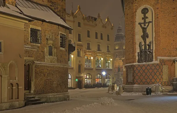 Picture winter, home, Poland, Krakow