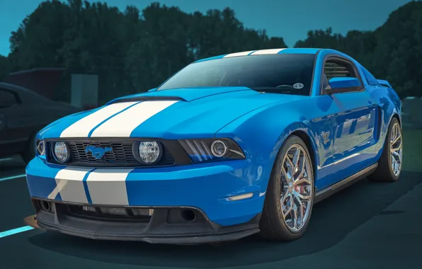 Picture background, Mustang GT, cult car