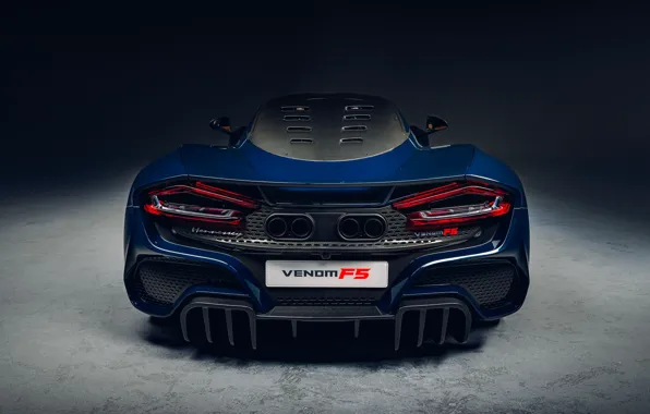 Rear view, Hennessey, Venom, Hennessey Venom F5