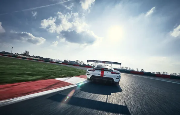 The sky, Clouds, Porsche, Speed, Porsche 911, Wing, 2020, Porsche 911 RSR