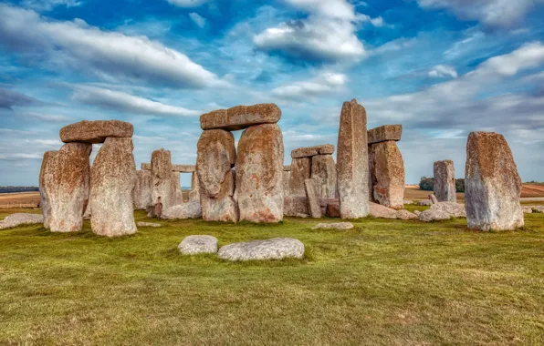 Stones, England, Stonehenge, Megalit