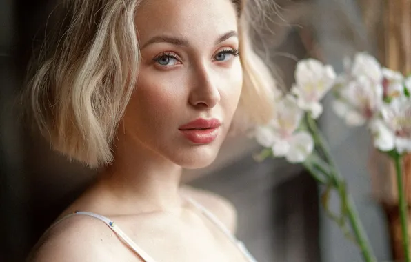 Portrait, blonde, Alina, Irina Martynova