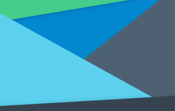 Picture Blue, Green, Design, Line, Lollipop, Material, Android 5.0, Triangles