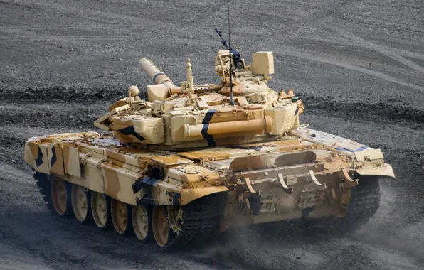 Picture polygon, Russian tank, T-90C