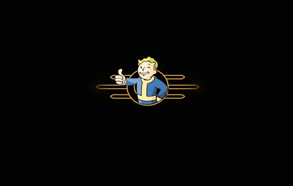 Picture Wallpaper, the game, fallout 3, fallout 3, vault boy‎, vault 101
