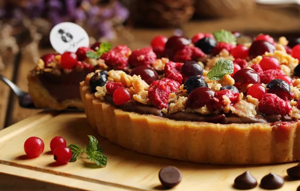 Berries, pie, currants, filling