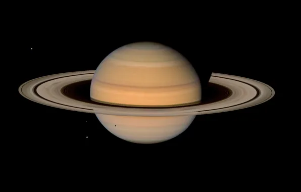 Picture space, planet, ring, Saturn, Solar system, Saturn, satellites, Cassini