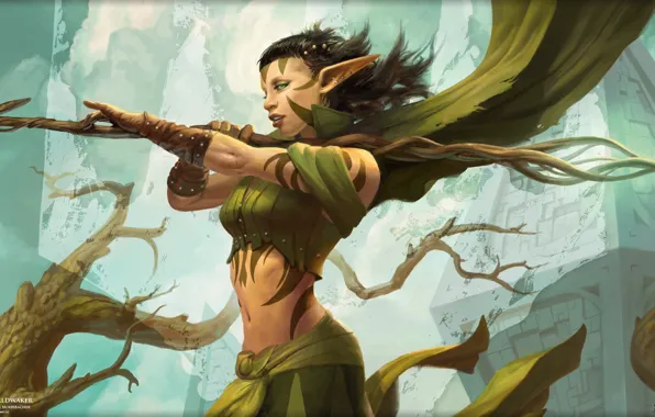 MAG, Magic The Gathering, Planeswalker, Nyssa We We, Nissa Revane