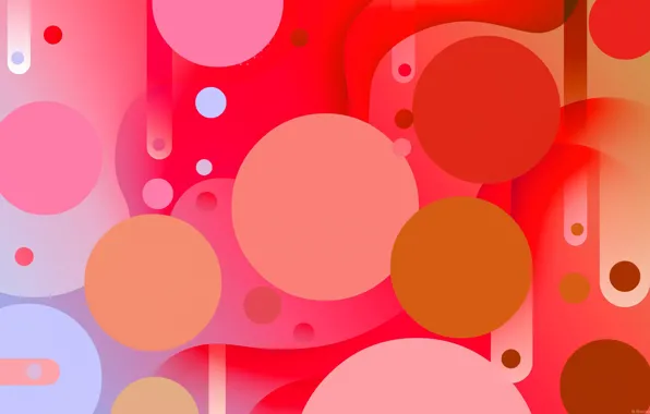 Color, circles, strip, figure, a remake, hellena