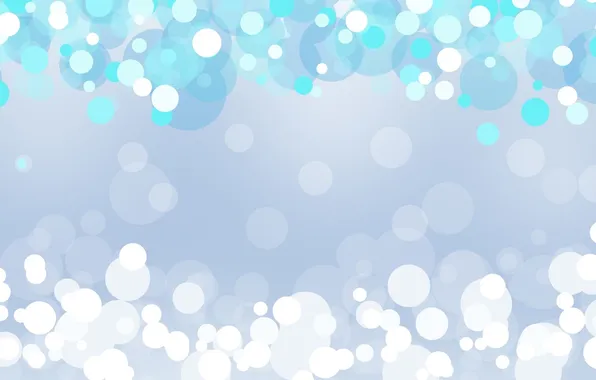 Circles, glare, blue, tenderness, vector graphics