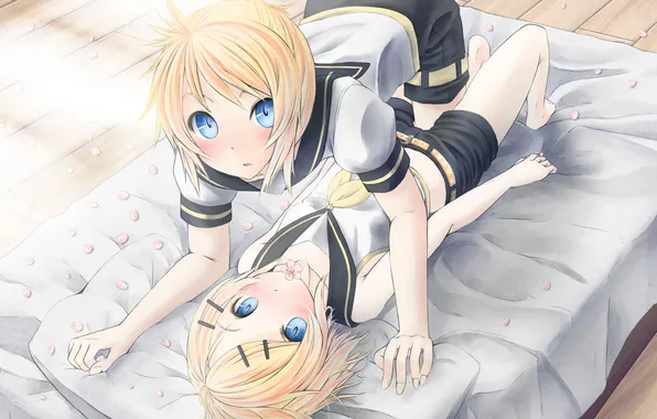 Anime, Vocaloid, yellow hair