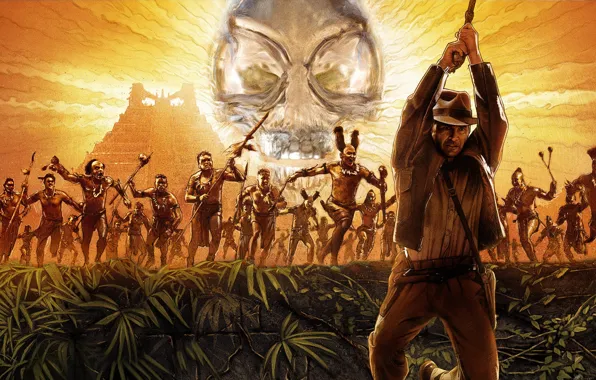 Pyramid, Harrison Ford, Indiana Jones and the Kingdom of the crystal skull