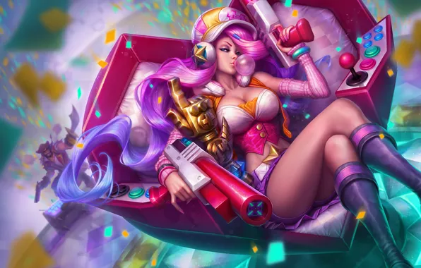 Picture League of Legends, Bounty Hunter, Miss Fortune, moba