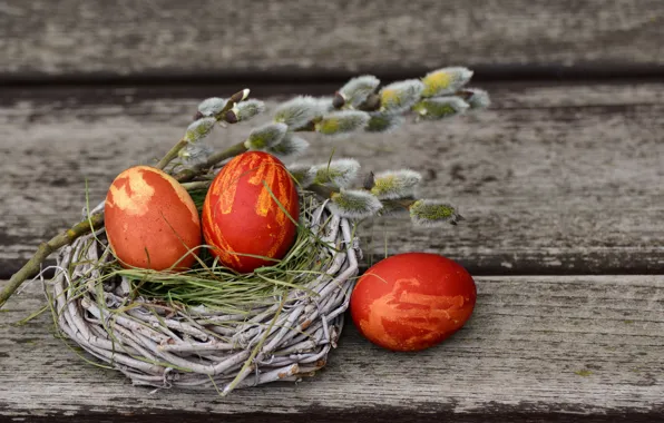 Holiday, Board, eggs, spring, Easter, socket, red, red