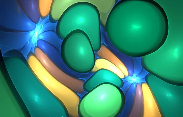 Picture light, pattern, color, figure, the volume