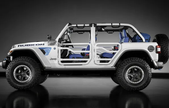 Picture power, hybrid, SUV, exterior, exterior, 2021, Jeep Wrangler 4xe