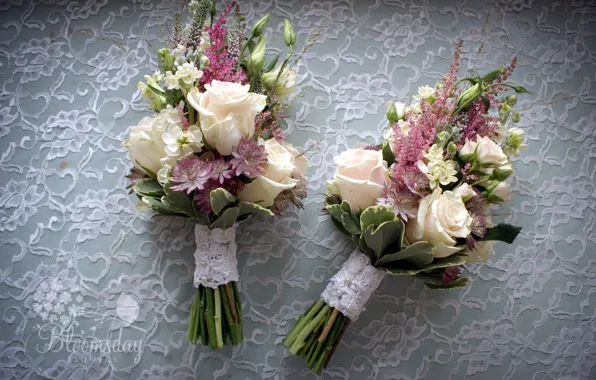 Flowers, roses, bouquet, composition