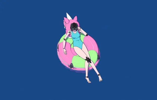 Minimalism, Robot, Style, Girl, Art, Art, Robot, Style