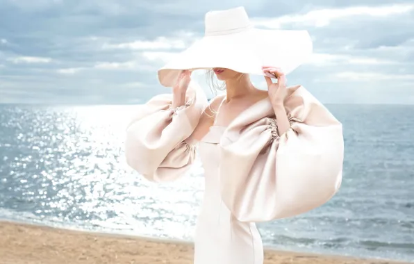 Picture sea, style, model, hat, fashion