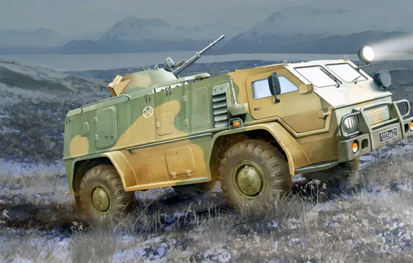 Russia, for the transportation of people and goods, Vodnik, Russian car, in difficult areas, GAZ-3937